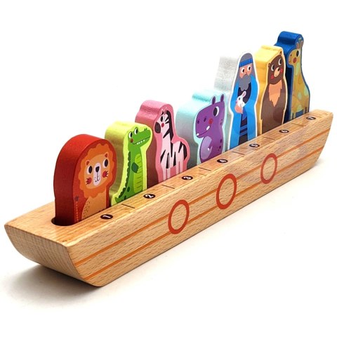 Tooky Toy TOOKY TOY Drewniana Układanka Łamigłówki dla Dzieci Noe i Zwierzęta Tooky Toy TOOKY TOY Drewniana Układanka Łamigłówki dla Dzieci Noe i Zwierzęta