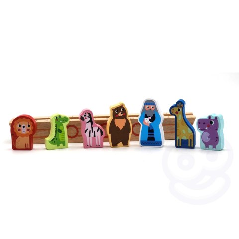 Tooky Toy TOOKY TOY Drewniana Układanka Łamigłówki dla Dzieci Noe i Zwierzęta Tooky Toy TOOKY TOY Drewniana Układanka Łamigłówki dla Dzieci Noe i Zwierzęta