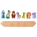 Tooky Toy TOOKY TOY Drewniana Układanka Łamigłówki dla Dzieci Noe i Zwierzęta