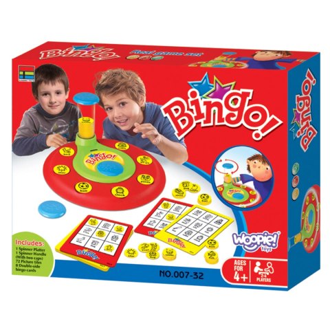 Woopie WOOPIE Bingo Gra Dopasuj Żetony Planszowa Rodzinna Woopie WOOPIE Bingo Gra Dopasuj Żetony Planszowa Rodzinna