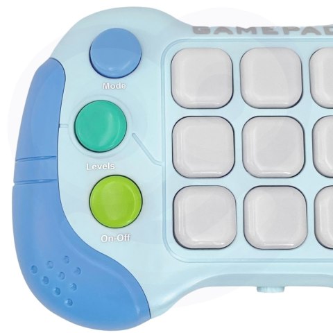 Woopie WOOPIE Elektroniczna Gra Zręcznościowa Pop-It Fidget Toy Gamepad Niebieski Woopie WOOPIE Elektroniczna Gra Zręcznościowa Pop-It Fidget Toy Gamepad Niebieski