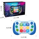 Woopie WOOPIE Elektroniczna Gra Zręcznościowa Pop-It Fidget Toy Gamepad Niebieski