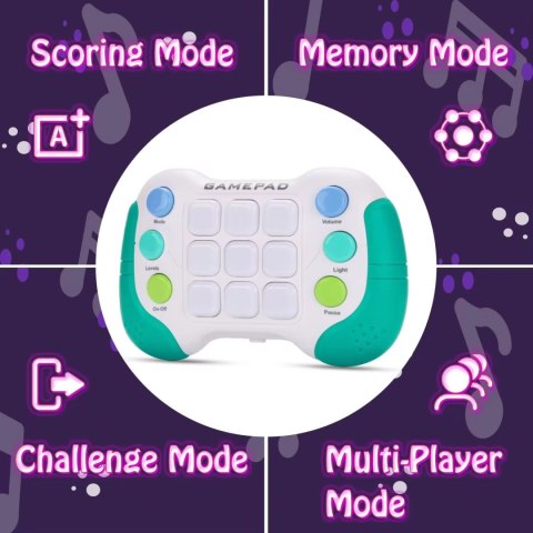Woopie WOOPIE Elektroniczna Gra Zręcznościowa Pop-It Fidget Toy Gamepad Woopie WOOPIE Elektroniczna Gra Zręcznościowa Pop-It Fidget Toy Gamepad