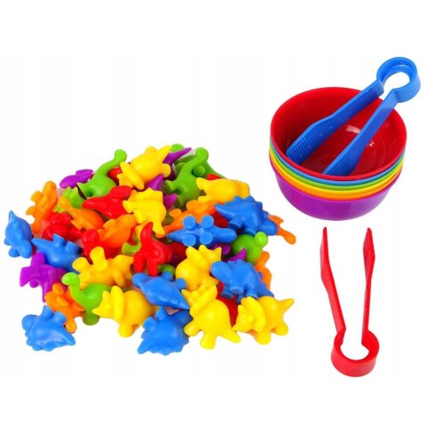 Woopie WOOPIE Gra Edukacyjna Montessori Sorter Kolorów Dinozaury 56 el. Woopie WOOPIE Gra Edukacyjna Montessori Sorter Kolorów Dinozaury 56 el.