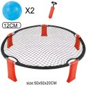 Woopie WOOPIE Smash Ball Gra Zręcznościowa Trampolina 2 Piłki Pompka