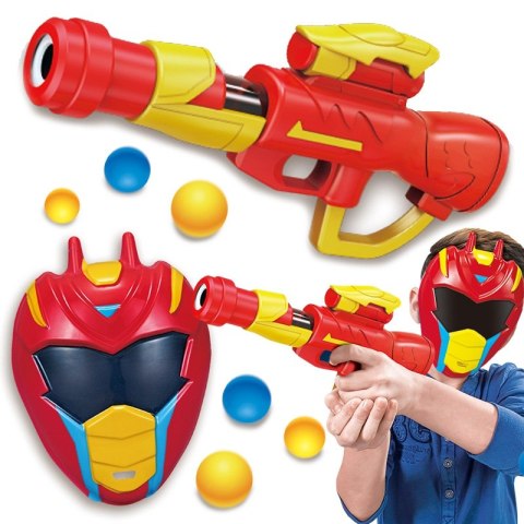 Woopie WOOPIE Zestaw Pistolet Karabin Na Piankowe Kulki + Maska Dla Dzieci Wyrzutnia Automatyczna 11 el. Woopie WOOPIE Zestaw Pistolet Karabin Na Piankowe Kulki + Maska Dla Dzieci Wyrzutnia Automatyczna 11 el.