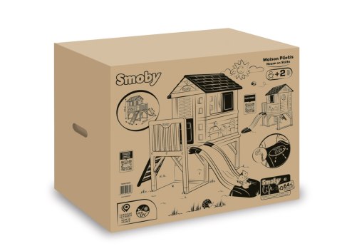 Smoby Smoby Domek Na Palach Ze Zjeżdżalnią Smoby Smoby Domek Na Palach Ze Zjeżdżalnią
