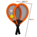 Woopie WOOPIE Duże Rakietki do Tenisa Badminton dla Dzieci Zestaw + Piłka Lotka