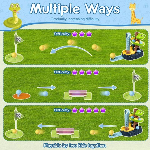 Woopie WOOPIE Gra Zręcznościowa Mini Golf SNAKE GOLF Woopie WOOPIE Gra Zręcznościowa Mini Golf SNAKE GOLF