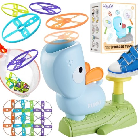 Woopie WOOPIE Gra Zręcznościowa Złap Frisbee Wyrzutnia Dysków Woopie WOOPIE Gra Zręcznościowa Złap Frisbee Wyrzutnia Dysków