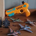 Woopie WOOPIE Pistolet Wyrzutnia Samolotów Automatyczna + 4 Samoloty