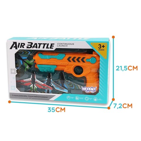 Woopie WOOPIE Pistolet Wyrzutnia Samolotów Automatyczna + 4 Samoloty Woopie WOOPIE Pistolet Wyrzutnia Samolotów Automatyczna + 4 Samoloty