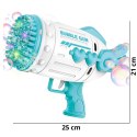 Woopie WOOPIE Pistolet do Robienia Baniek Mydlanych 91 Otworów Niebieski