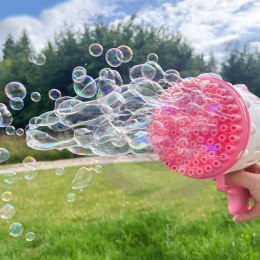 Woopie WOOPIE Pistolet do Robienia Baniek Mydlanych 91 Otworów Różowy