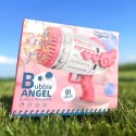 Woopie WOOPIE Pistolet do Robienia Baniek Mydlanych 91 Otworów Różowy