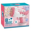 Woopie WOOPIE Pistolet do Robienia Baniek Mydlanych 91 Otworów Różowy