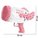 Woopie WOOPIE Pistolet do Robienia Baniek Mydlanych 91 Otworów Różowy