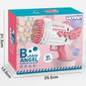 Woopie WOOPIE Pistolet do Robienia Baniek Mydlanych 91 Otworów Różowy