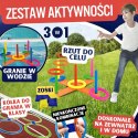 Woopie WOOPIE Zestaw 3w1 Serso Gra w Klasy Cornhole Rzut do Celu Woreczkami