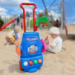 Woopie WOOPIE Zestaw do Gry w Golfa + Stojak na Akcesoria na Kółkach