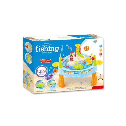 Woopie WOOPIE Stół Wodny Gra Łowienie Rybek Światło Dźwięk + 24 Akc. Woopie WOOPIE Stół Wodny Gra Łowienie Rybek Światło Dźwięk + 24 Akc.