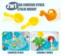 Woopie WOOPIE Stolik Wodny 2w1 Gra Łowienie Rybek Wodospad 6 el.
