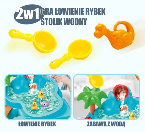 Woopie WOOPIE Stolik Wodny 2w1 Gra Łowienie Rybek Wodospad 6 el. Woopie WOOPIE Stolik Wodny 2w1 Gra Łowienie Rybek Wodospad 6 el.