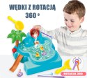 Woopie WOOPIE Stolik Wodny 2w1 Gra Łowienie Rybek Wodospad 6 el.