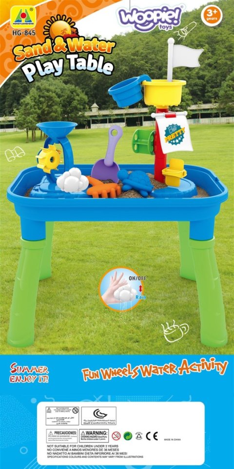 Woopie WOOPIE Stolik Wodny 2w1 Piaskownica Statek Piracki 6 akc. Woopie WOOPIE Stolik Wodny 2w1 Piaskownica Statek Piracki 6 akc.
