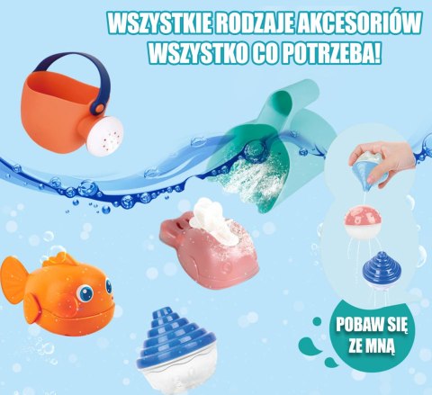 Woopie WOOPIE Stolik Wodny 2w1 Piaskownica Wodospad 10 el. Woopie WOOPIE Stolik Wodny 2w1 Piaskownica Wodospad 10 el.