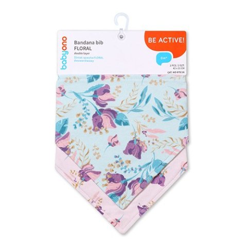 B.O.879/16 Śliniak apaszka FLORAL B.O.879/16 Śliniak apaszka FLORAL
