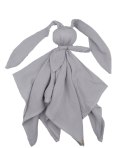 BABY 01081 Pielucha muślinowa Hug Me Bunny szary BABY 01081 Pielucha muślinowa Hug Me Bunny szary