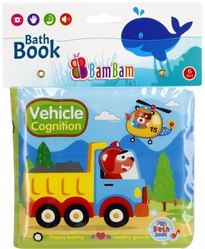 BAM BAM 432481 Książeczka do kąpieli Pojazdy BAM BAM 432481 Książeczka do kąpieli Pojazdy