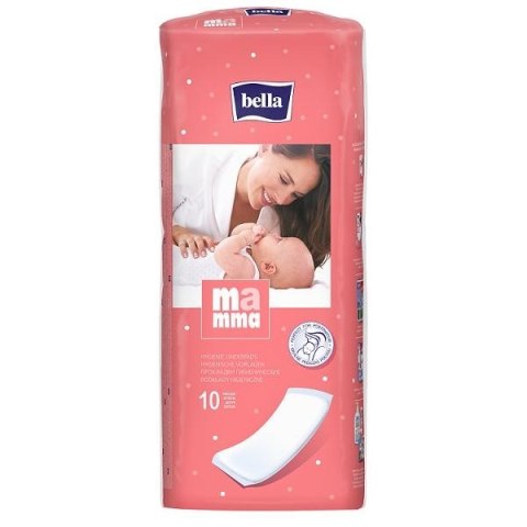 BELLA Podkład poporodowy MAMMA 34x11 cm z folią 10 szt. BELLA Podkład poporodowy MAMMA 34x11 cm z folią 10 szt.