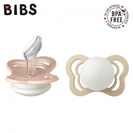BIBS 1700319 Smoczek uspokajający COUTURE BLUSH N & VANILLA N S 2-pak BIBS 1700319 Smoczek uspokajający COUTURE BLUSH N & VANILLA N S 2-pak