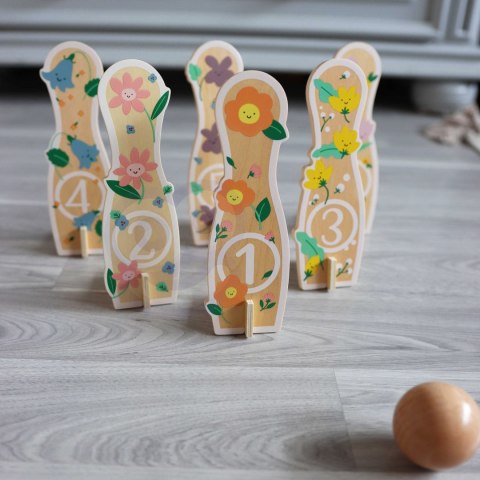 Classic World CLASSIC WORLD Wooden Bowling Game for Children 6 pcs + Ball Classic World CLASSIC WORLD Wooden Bowling Game for Children 6 pcs + Ball