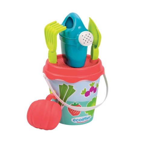 Ecoiffier ECOIFFIER Zestaw do Piaskownicy Wiaderko Warzywka Konewka Łopatka Grabki Foremka 5 el. Ecoiffier ECOIFFIER Zestaw do Piaskownicy Wiaderko Warzywka Konewka Łopatka Grabki Foremka 5 el.