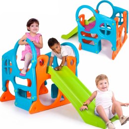 Feber FEBER Duży Plac Zabaw Activity Center Zjeżdżalnia 100 cm Ścianka Wspinaczkowa Kształty