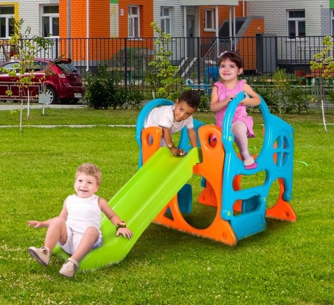 Feber FEBER Duży Plac Zabaw Activity Center Zjeżdżalnia 100 cm Ścianka Wspinaczkowa Kształty Feber FEBER Duży Plac Zabaw Activity Center Zjeżdżalnia 100 cm Ścianka Wspinaczkowa Kształty