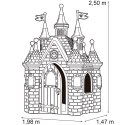 Feber FEBER Ogromny pałac księżniczki Super Palace Domek Ogrodowy