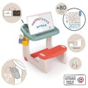 Smoby SMOBY Dwustronne Biurko Ławka Tablica 2w1 + 80 akcesoriów