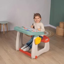 Smoby SMOBY Dwustronne Biurko Ławka Tablica 2w1 + 80 akcesoriów