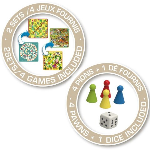 Smoby SMOBY Gry Planszowe do Domku Ogrodowego Smoby SMOBY Gry Planszowe do Domku Ogrodowego
