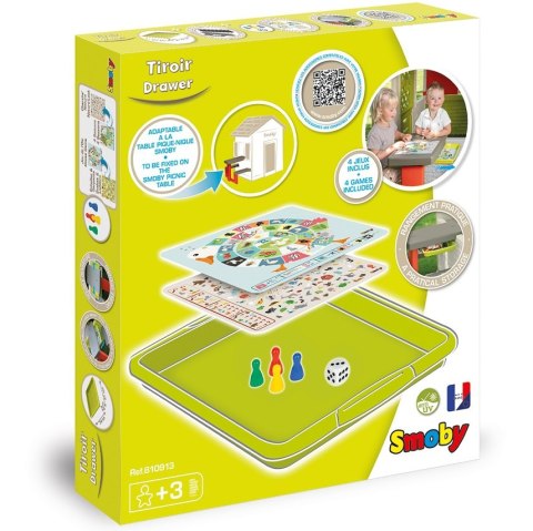 Smoby SMOBY Gry Planszowe do Domku Ogrodowego Smoby SMOBY Gry Planszowe do Domku Ogrodowego