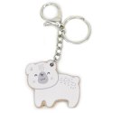 Viga Toys VIGA PolarB Drewniany Breloczek Biały Miś Brelok