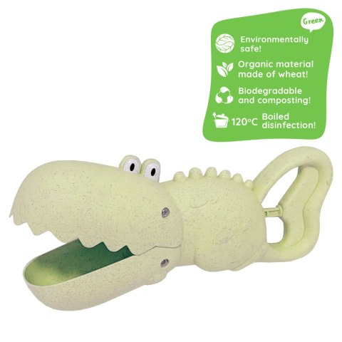 Woopie Let's Go Green WOOPIE GREEN Krokodyl Łopatka Zbierak do Piasku i Wody Zielona BIODEGRADOWALNY ORGANICZNY MATERIAŁ Woopie Let's Go Green WOOPIE GREEN Krokodyl Łopatka Zbierak do Piasku i Wody Zielona BIODEGRADOWALNY ORGANICZNY MATERIAŁ