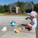 Woopie Let's Go Green WOOPIE GREEN Zestaw 2w1 do Piasku i Wanny Żółwik Niebieski 8 el. BIODEGRADOWALNY ORGANICZNY MATERIAŁ