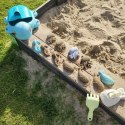 Woopie Let's Go Green WOOPIE GREEN Zestaw 2w1 do Piasku i Wanny Żółwik Niebieski 8 el. BIODEGRADOWALNY ORGANICZNY MATERIAŁ