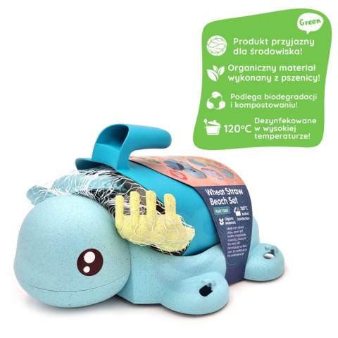 Woopie Let's Go Green WOOPIE GREEN Zestaw 2w1 do Piasku i Wanny Żółwik Niebieski 8 el. BIODEGRADOWALNY ORGANICZNY MATERIAŁ Woopie Let's Go Green WOOPIE GREEN Zestaw 2w1 do Piasku i Wanny Żółwik Niebieski 8 el. BIODEGRADOWALNY ORGANICZNY MATERIAŁ