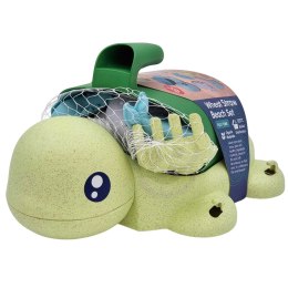 Woopie Let's Go Green WOOPIE GREEN Zestaw 2w1 do Piasku i Wanny Żółwik 8 el. BIODEGRADOWALNY ORGANICZNY MATERIAŁ